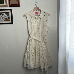 NWOT Kate Spade Bee Shirtdress Size Large
